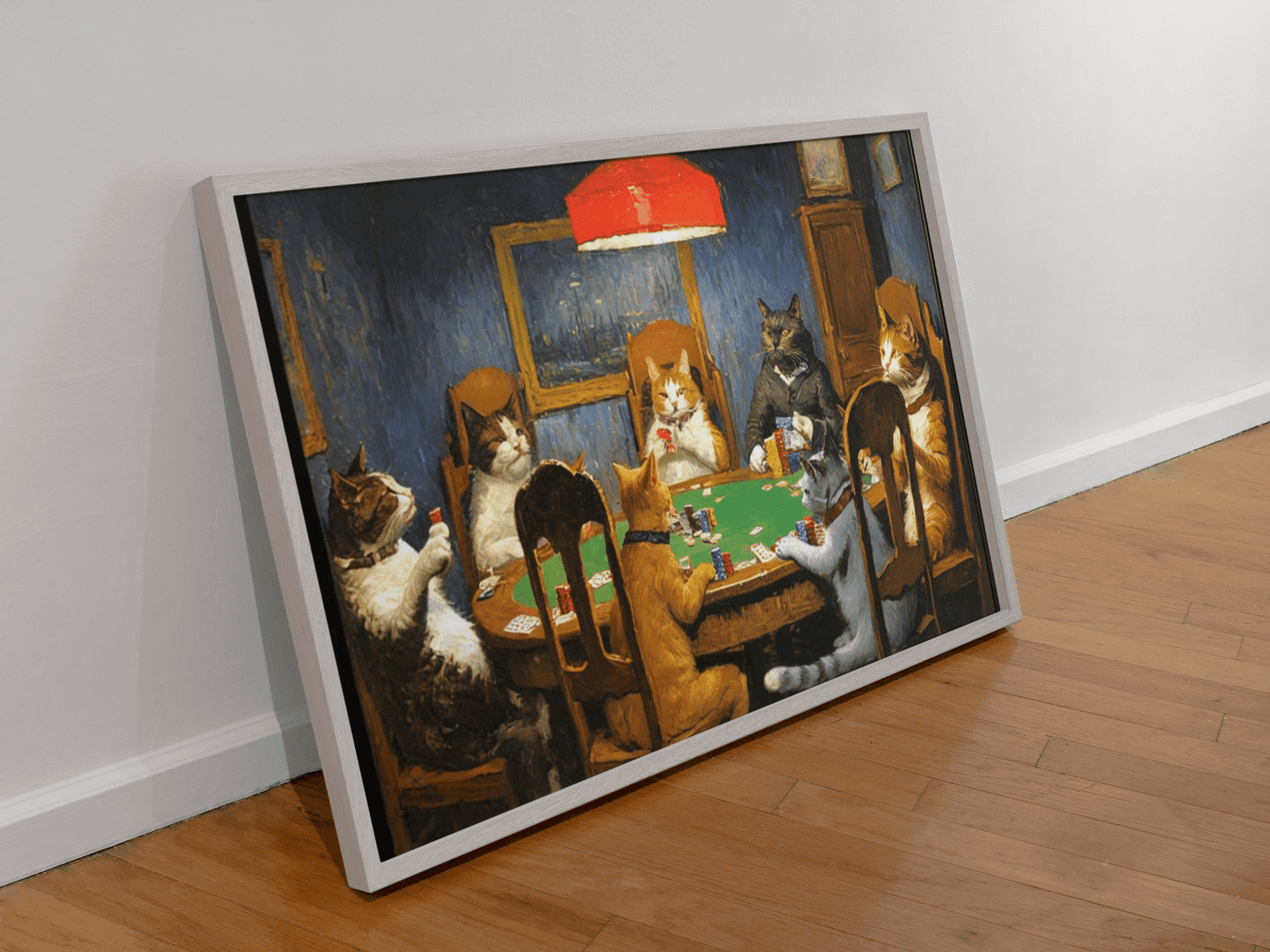 Cats Playing Poker - Timba Art