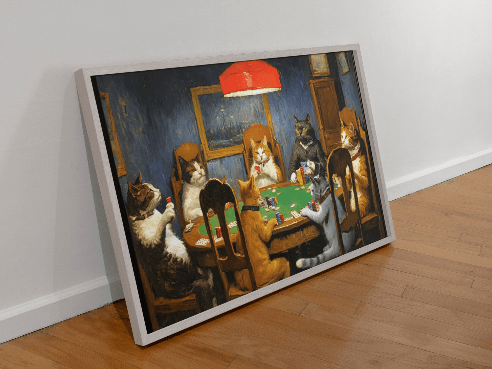 Cats Playing Poker - Timba Art