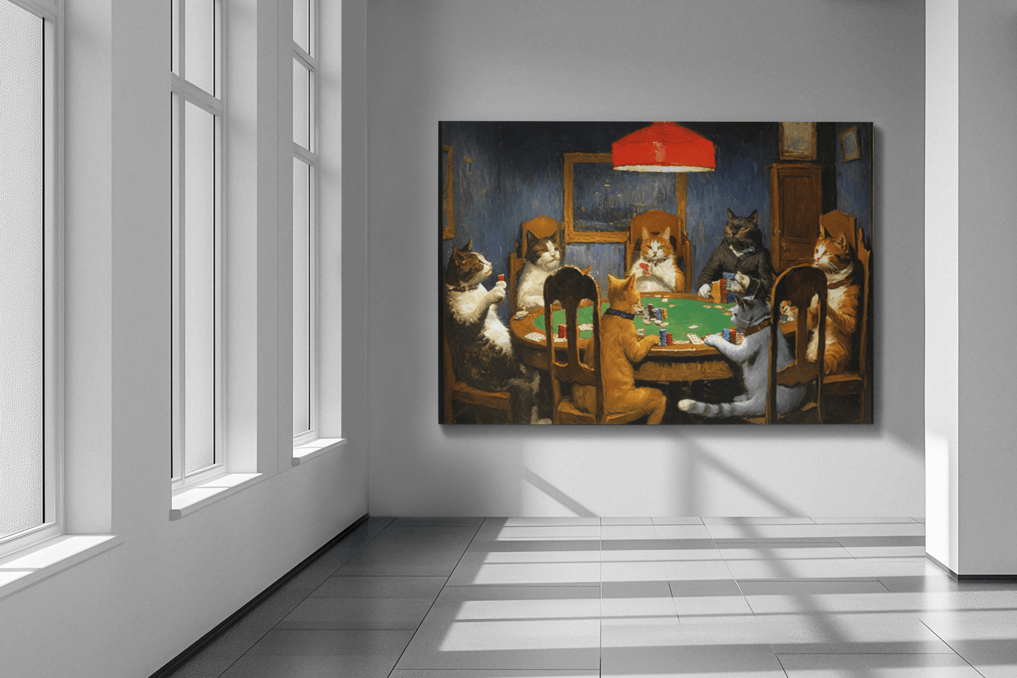 Cats Playing Poker - Timba Art