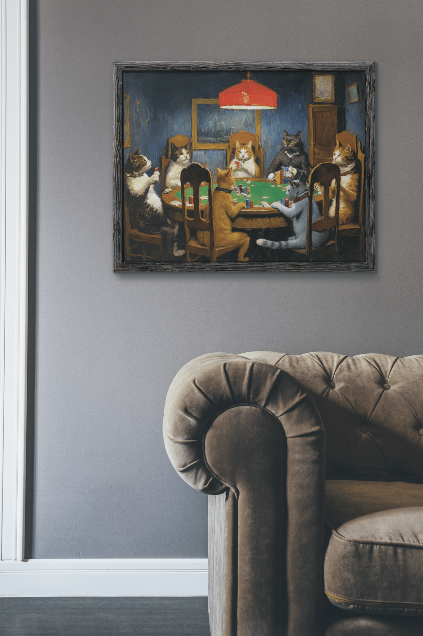Cats Playing Poker - Timba Art
