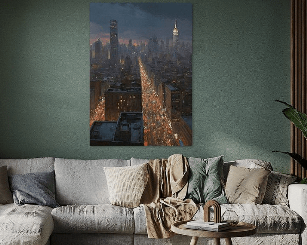 City at Night - Timba Art