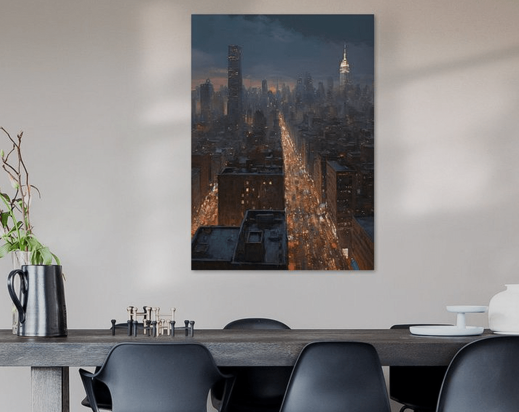 City at Night - Timba Art