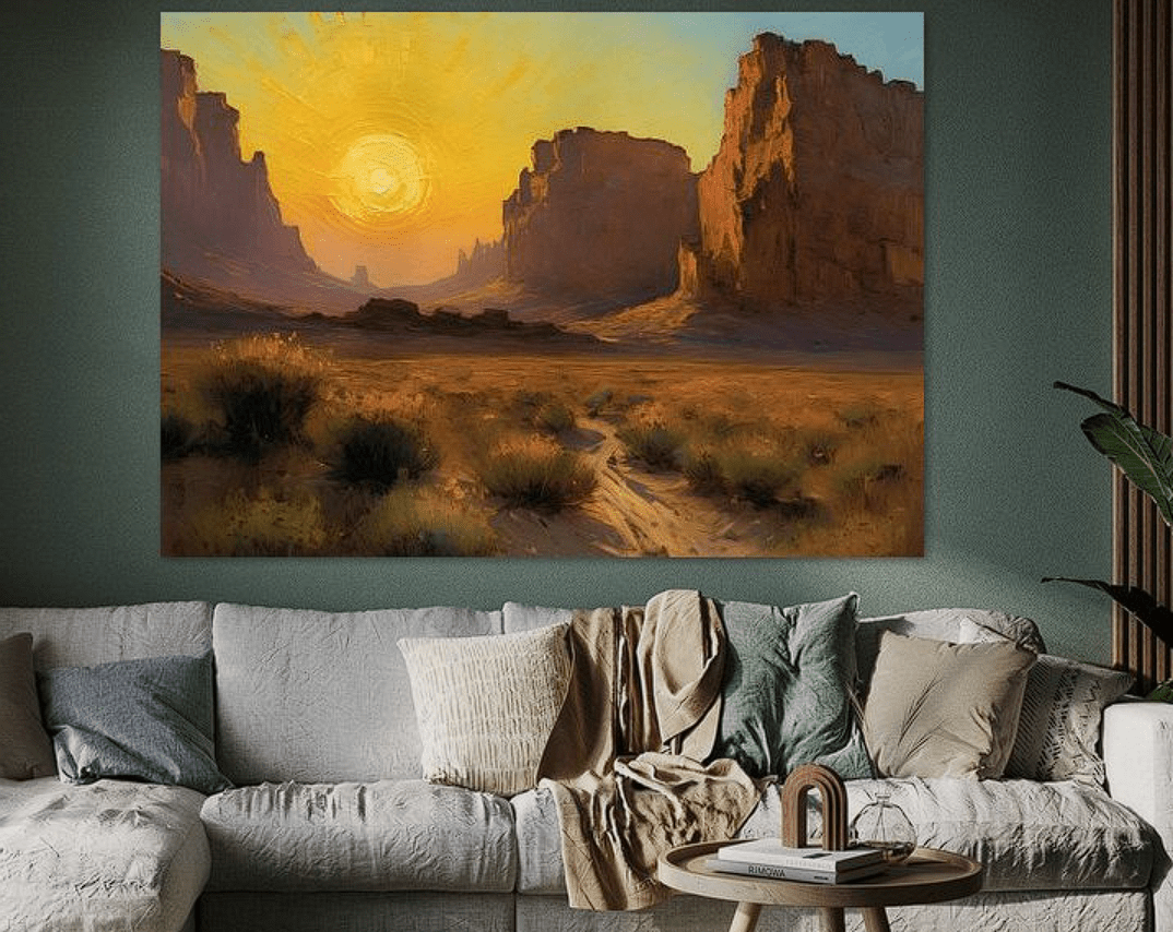 Desert Sunset - Timba Art