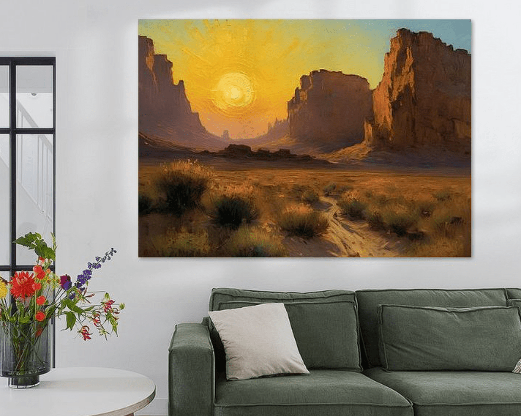 Desert Sunset - Timba Art