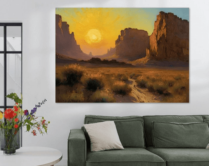 Desert Sunset - Timba Art