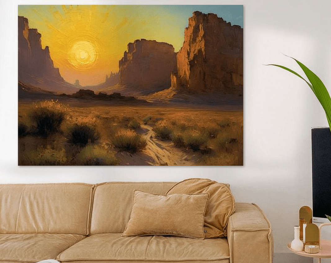 Desert Sunset - Timba Art