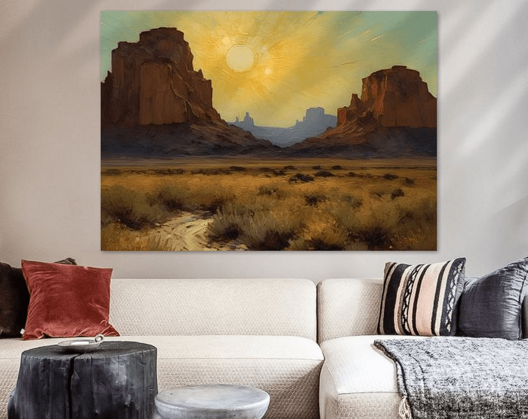 Desert Sunset II - Timba Art