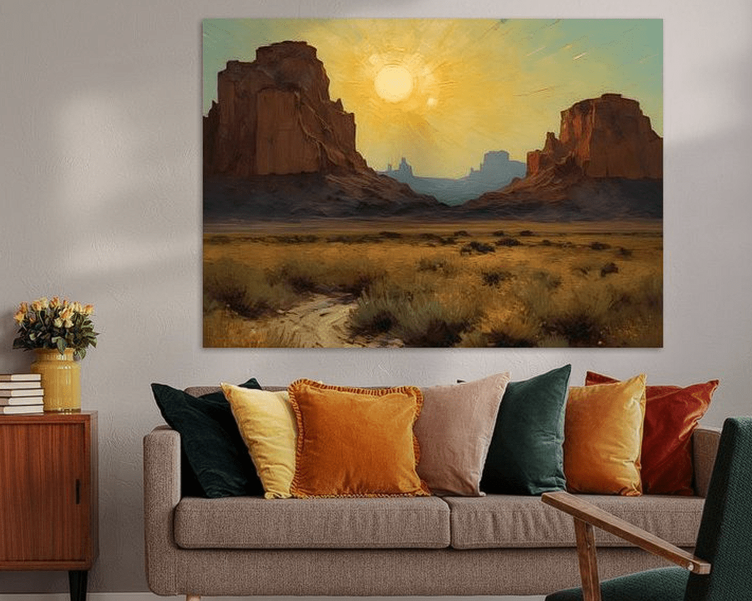 Desert Sunset II - Timba Art