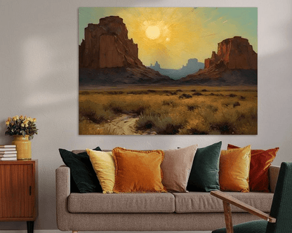 Desert Sunset II - Timba Art