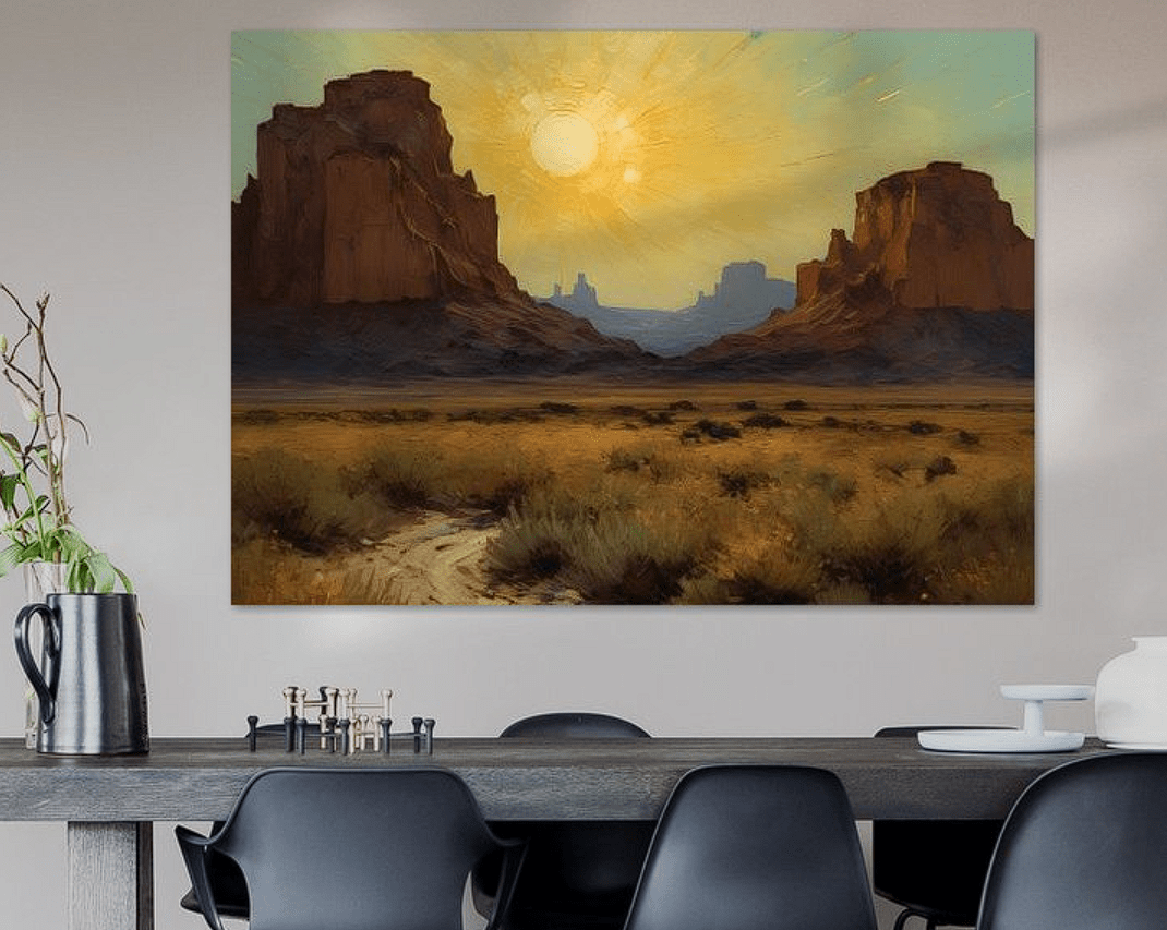 Desert Sunset II - Timba Art