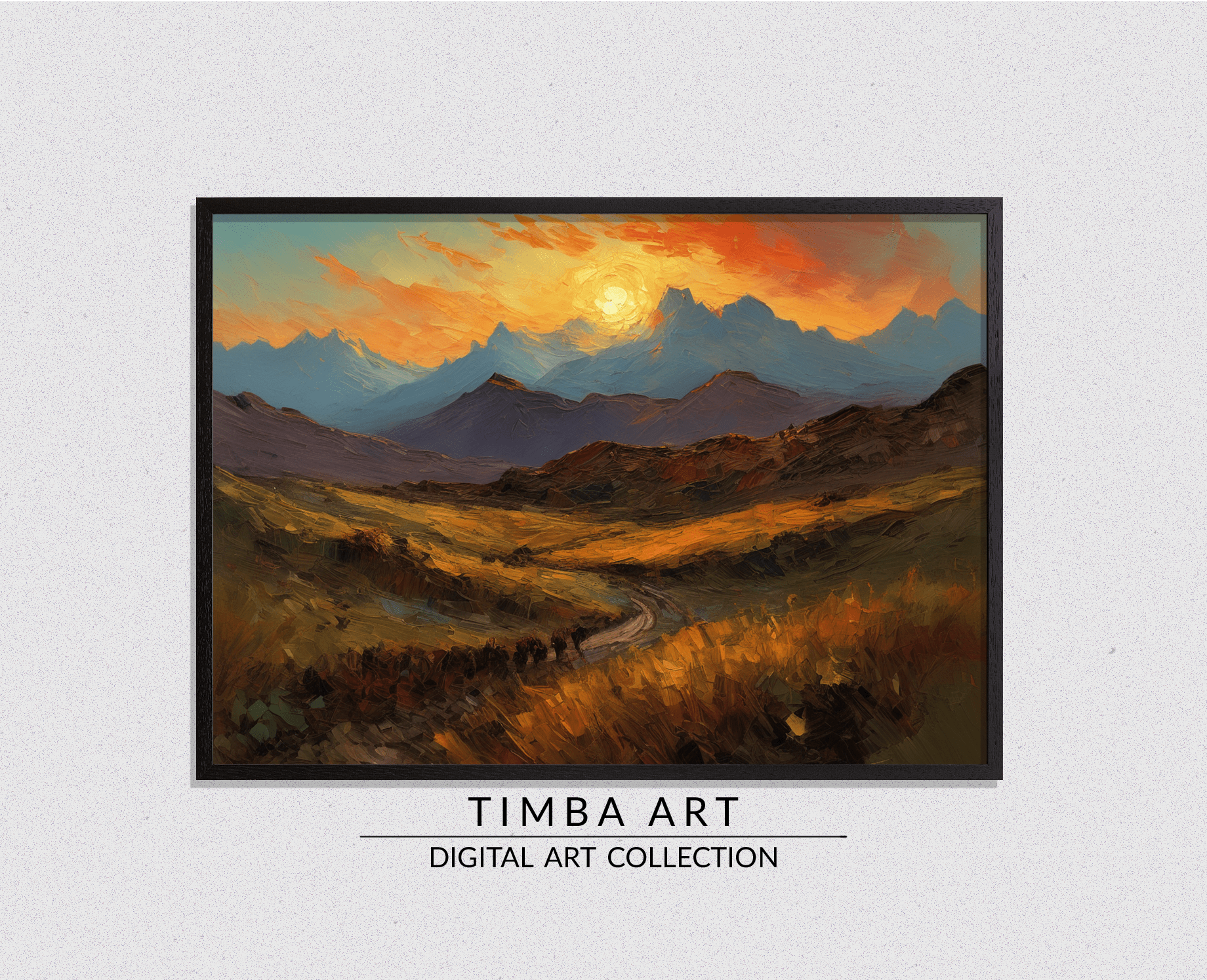 Fiery Sky - Timba Art