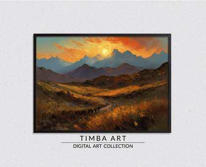 Fiery Sky - Timba Art