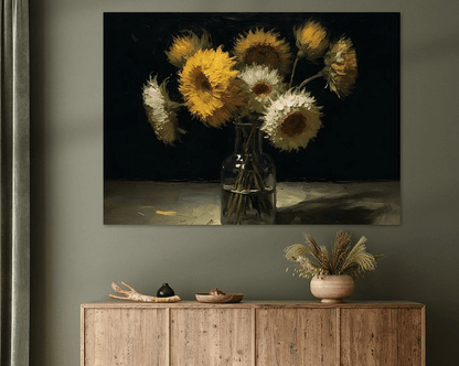 Sunflowers in a Vase - Timba Art