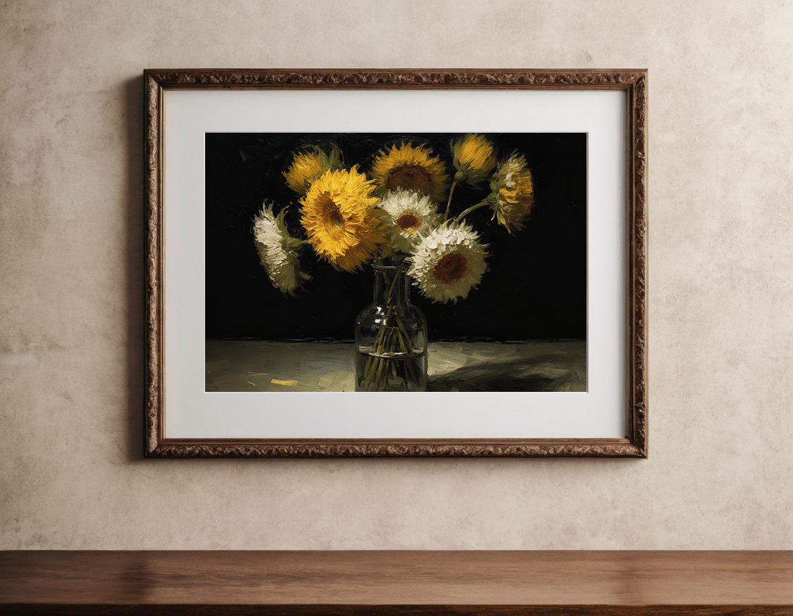 Sunflowers in a Vase - Timba Art