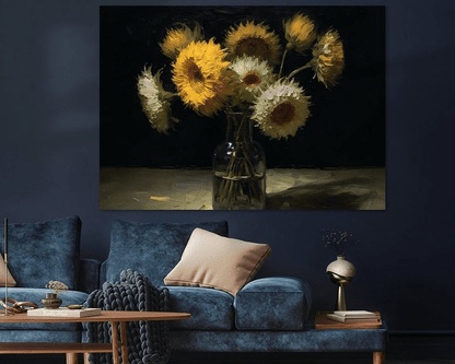 Sunflowers in a Vase - Timba Art