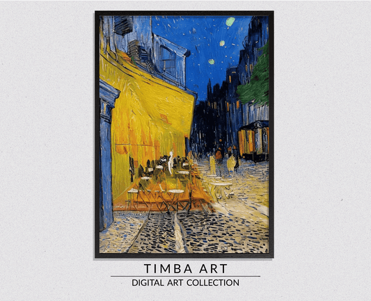 Terrace at Night - Timba Art