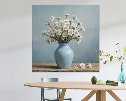 White Flowers - Timba Art