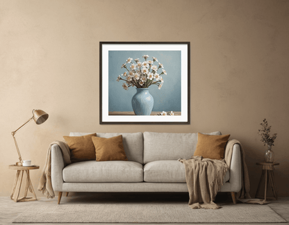 White Flowers - Timba Art